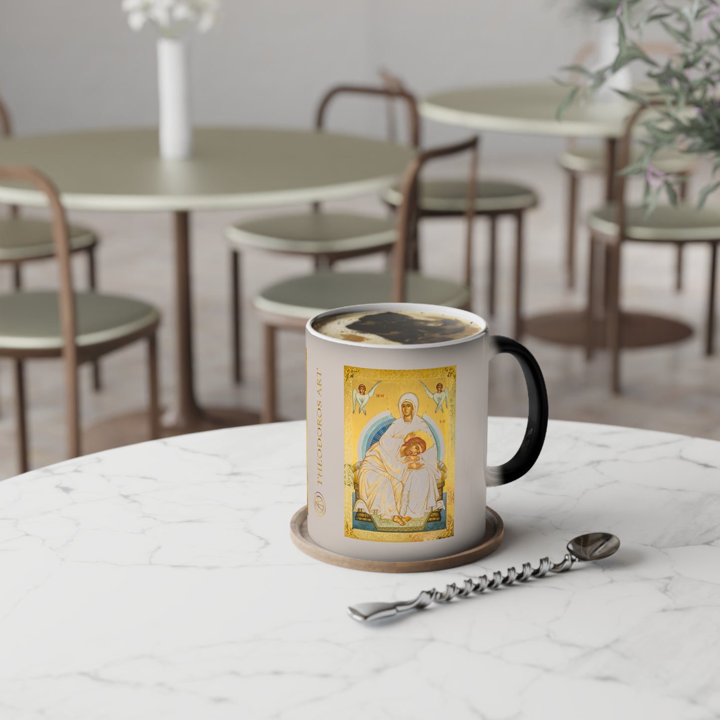 Color-Changing Mug with Theodoros Art - Unique Gift for Art Lovers