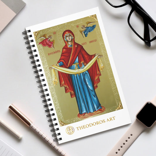 Iconic Spiral Journal - Religious Art Design