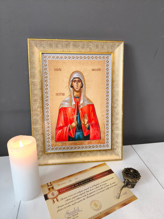 ICOANA SFANTA MUCENITA HRISTINA replica print icoana originala Theodoros Art