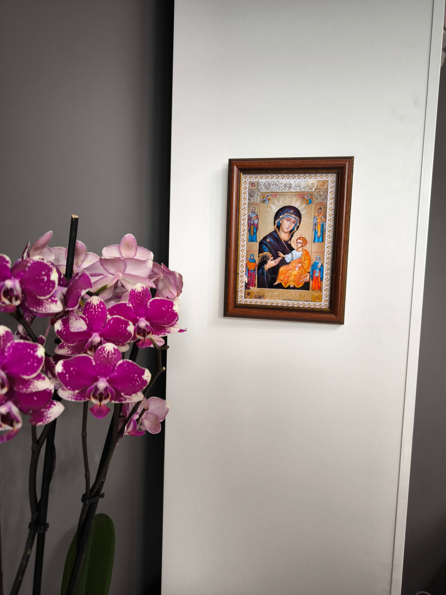 ICOANA  MAICA DOMNULUI PORTARITA  replica print icoana originala Theodoros Art