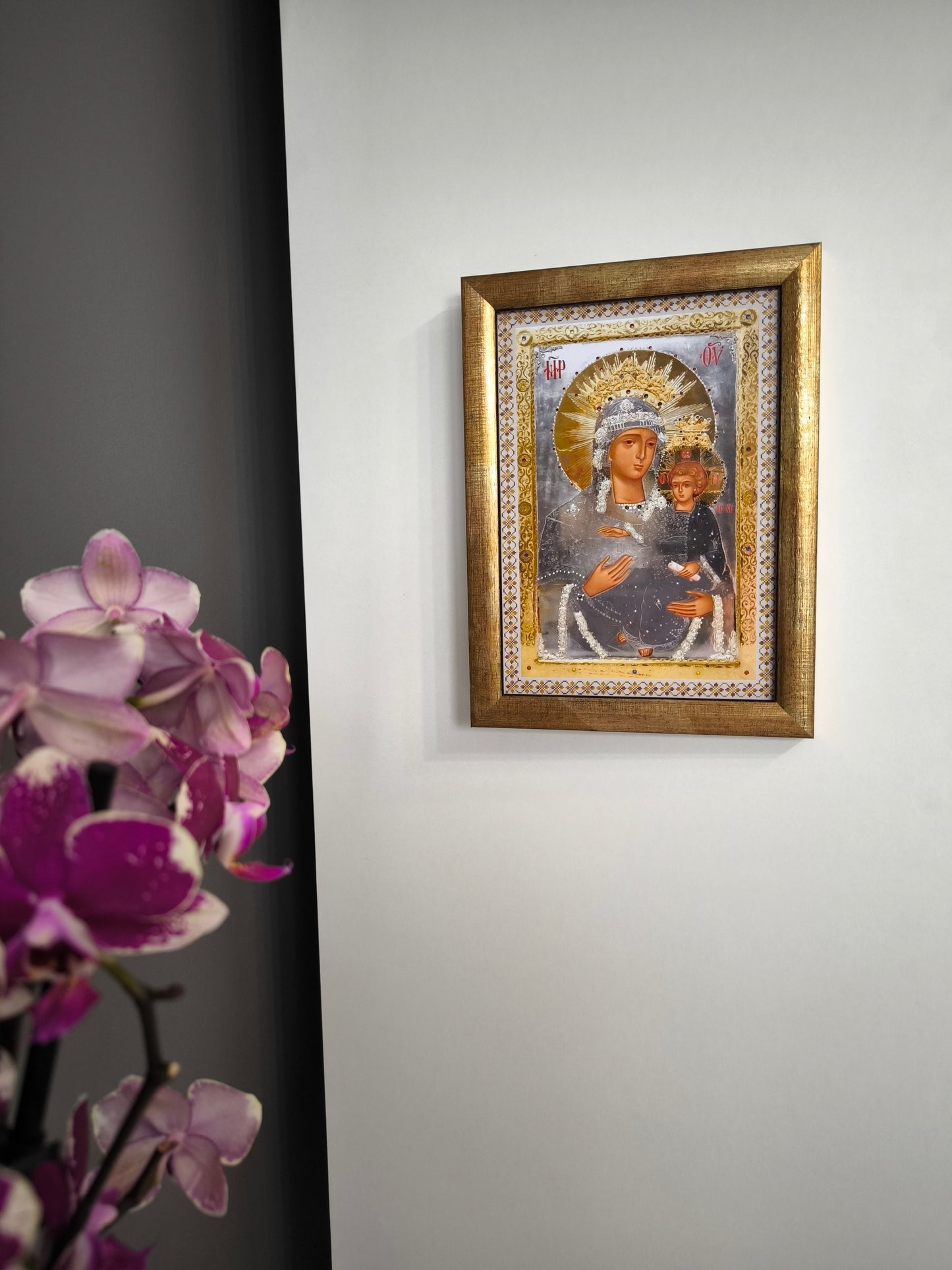 ICOANA  MAICA DOMNULUI PRODROMOTA replica print icoana originala Theodoros Art