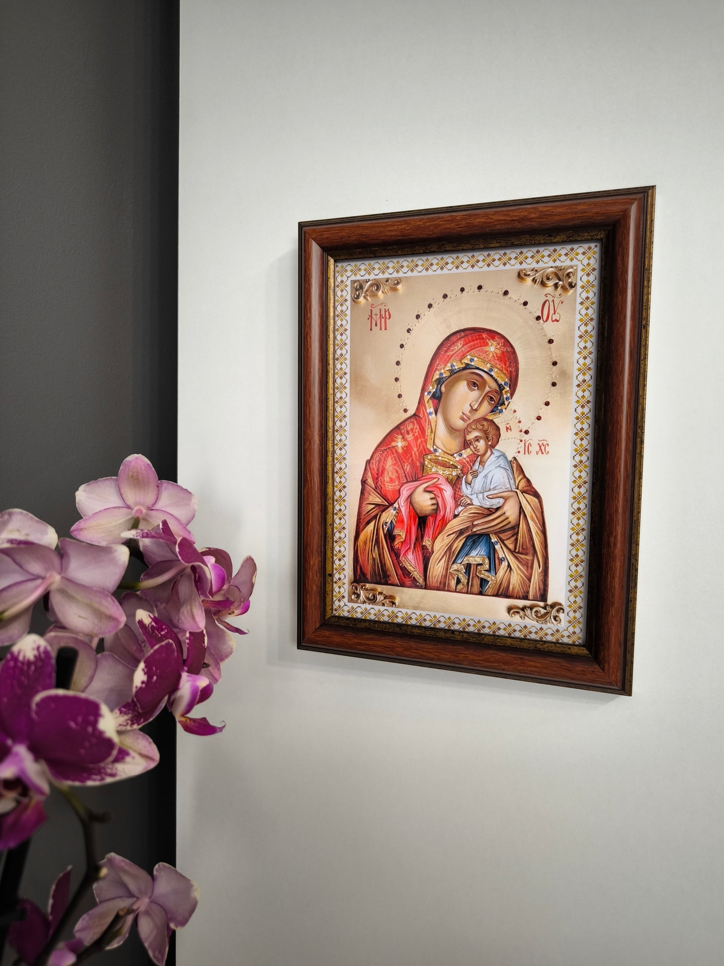 ICOANA  MAICA DOMNULUI PAHARUL DURERII  replica print icoana originala Theodoros Art