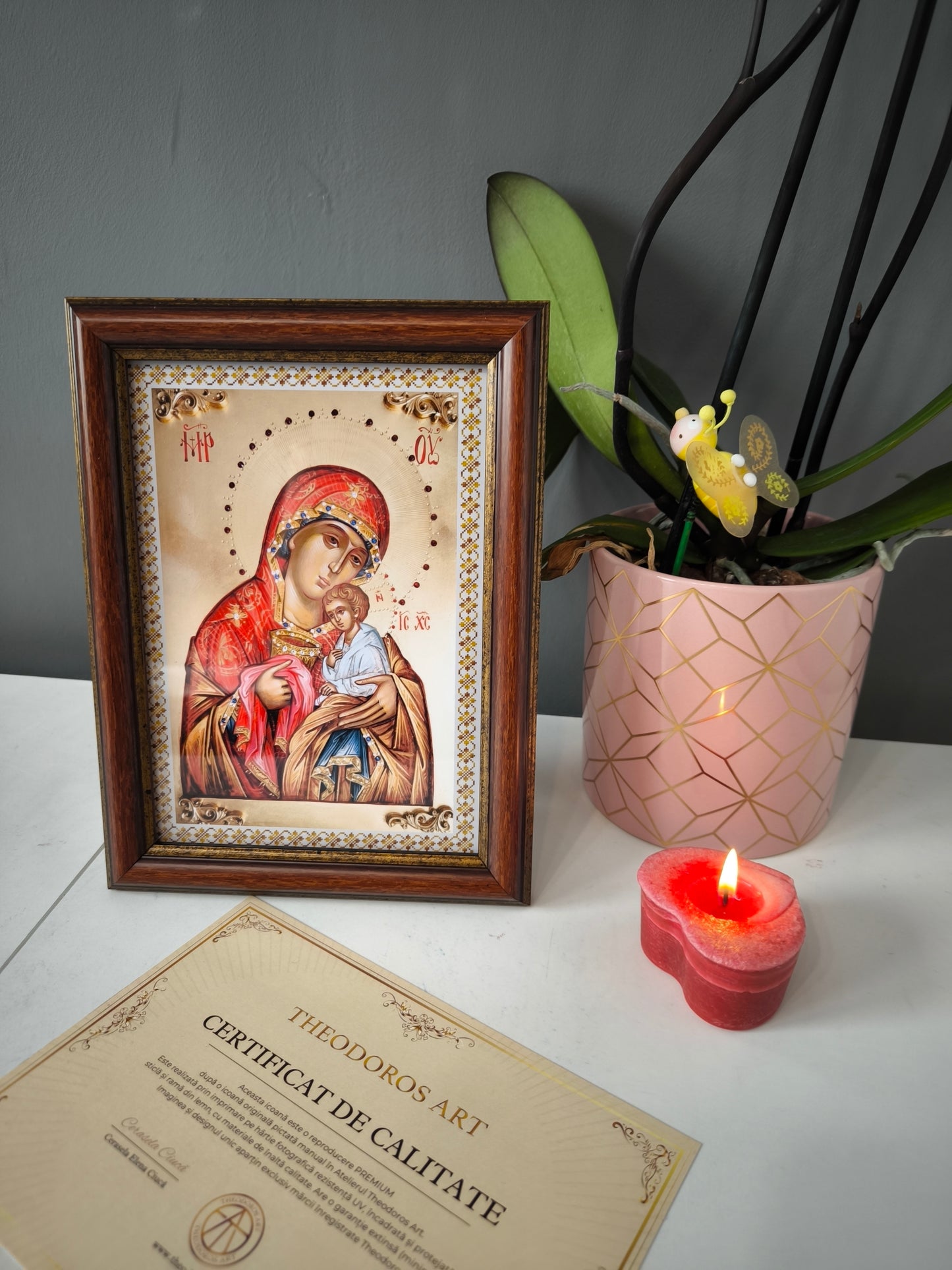 ICOANA  MAICA DOMNULUI PAHARUL DURERII  replica print icoana originala Theodoros Art