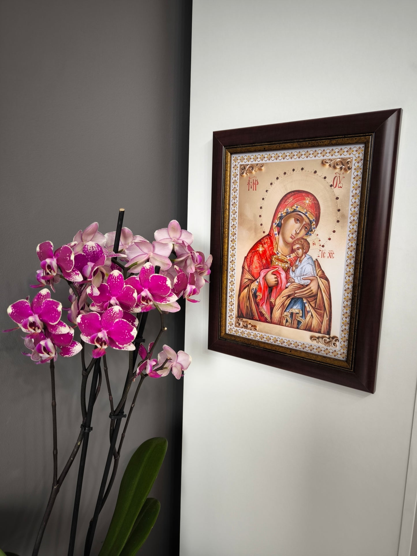 ICOANA  MAICA DOMNULUI PAHARUL DURERII  replica print icoana originala Theodoros Art