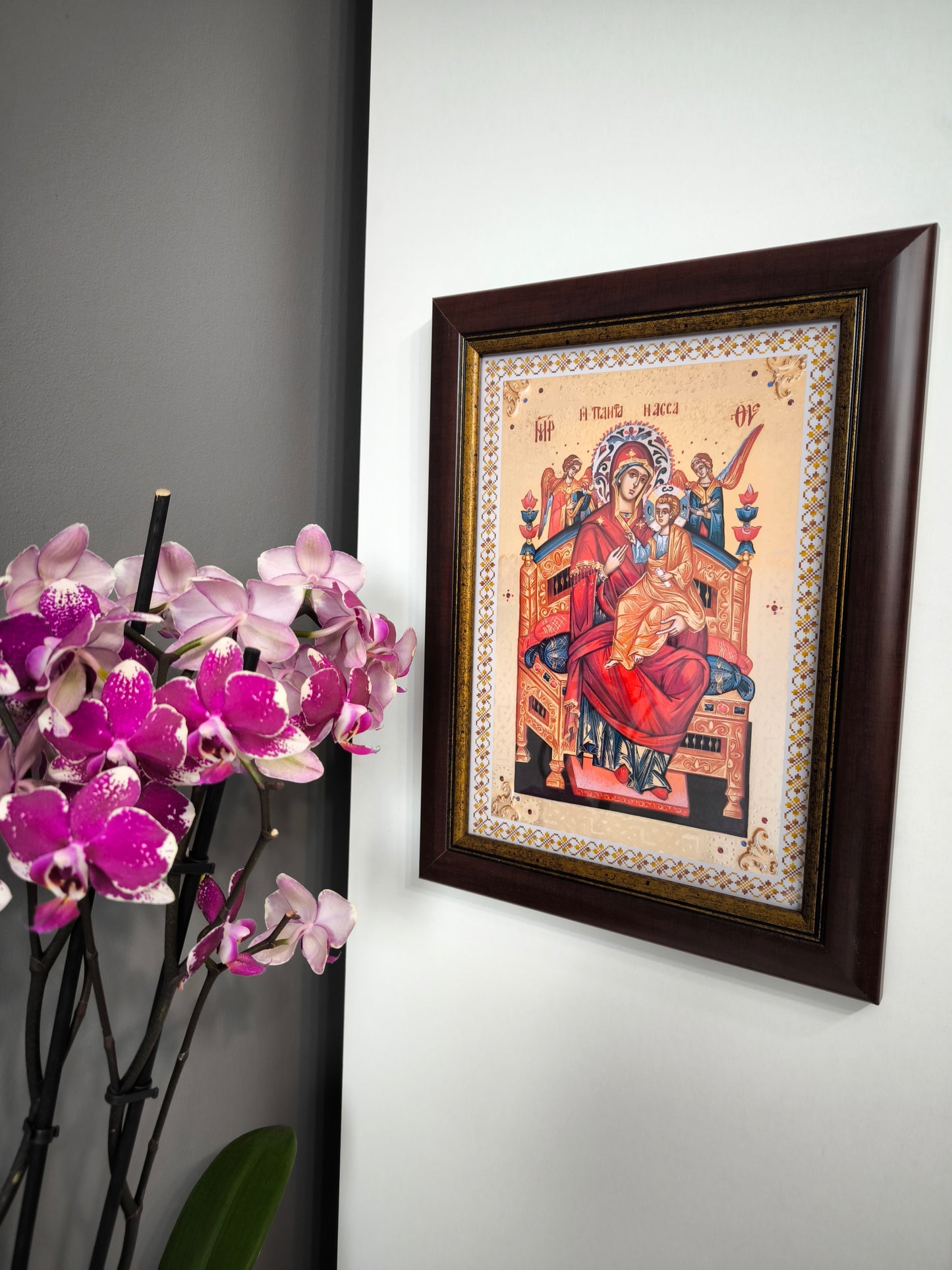 ICOANA  MAICA DOMNULUI PANTANASSA  replica print icoana originala Theodoros Art