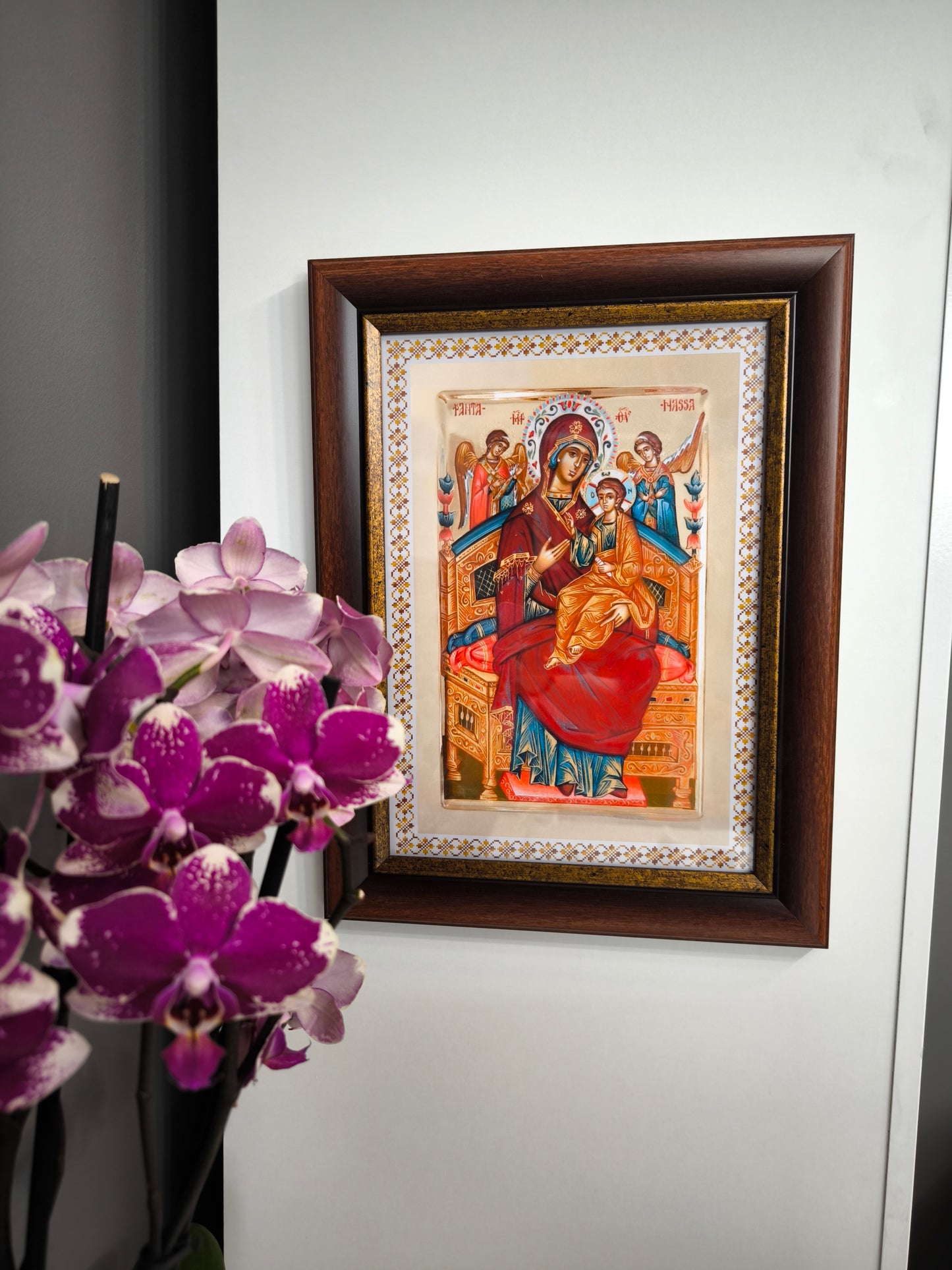 ICOANA  MAICA DOMNULUI PANTANASSA  replica print icoana originala Theodoros Art