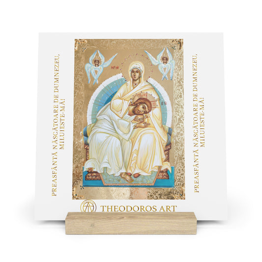 Religious Gallery Board with Stand - Icon Display for Home Decor