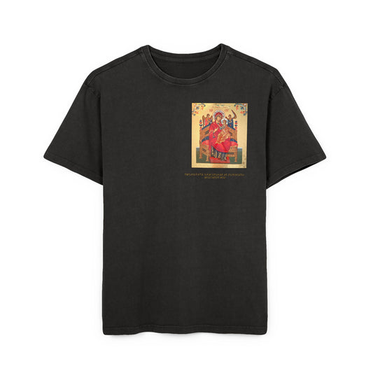 Men's Acid Washed Oversized Tee - Artistic Statement Shirt