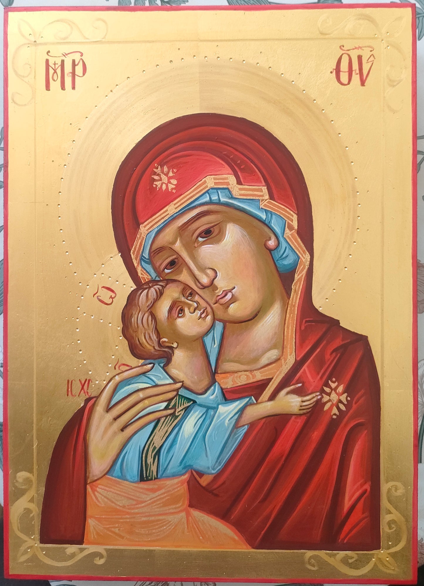 Icoană Maica Domnului „Dulcea Sărutare”