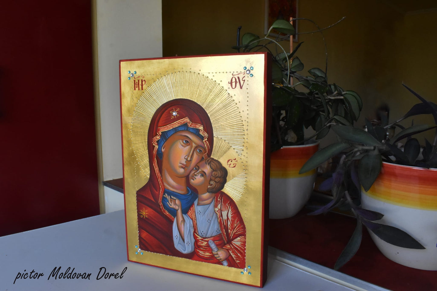 Icoană Maica Domnului „Dulcea Sărutare”