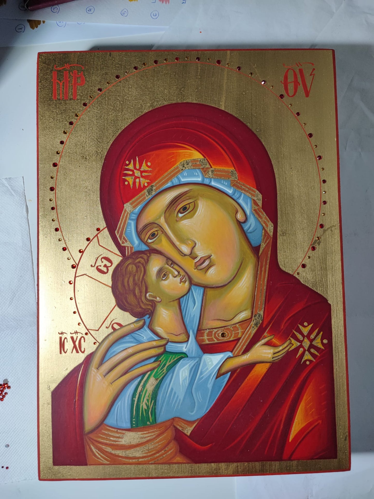 Icoană Maica Domnului „Dulcea Sărutare”