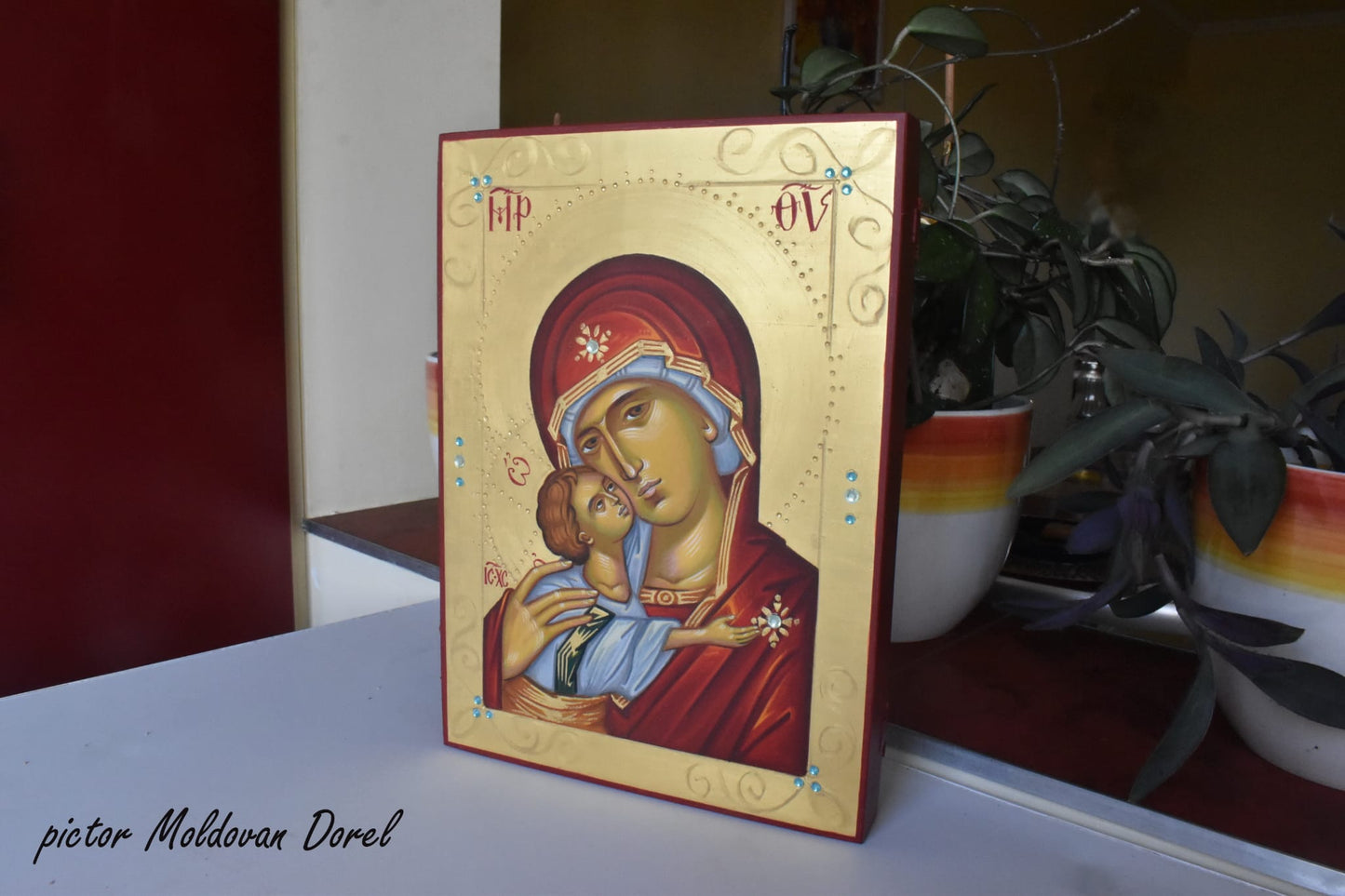Icoană Maica Domnului „Dulcea Sărutare”